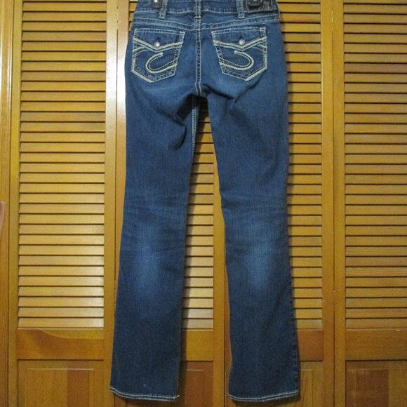 Silver Jeans Suki Fluid Denim Slim Bootcut blue jeans size 31 - Picture 10 of 11